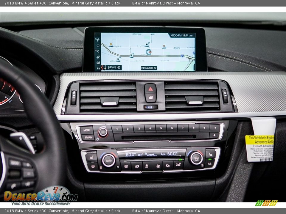 2018 BMW 4 Series 430i Convertible Mineral Grey Metallic / Black Photo #6