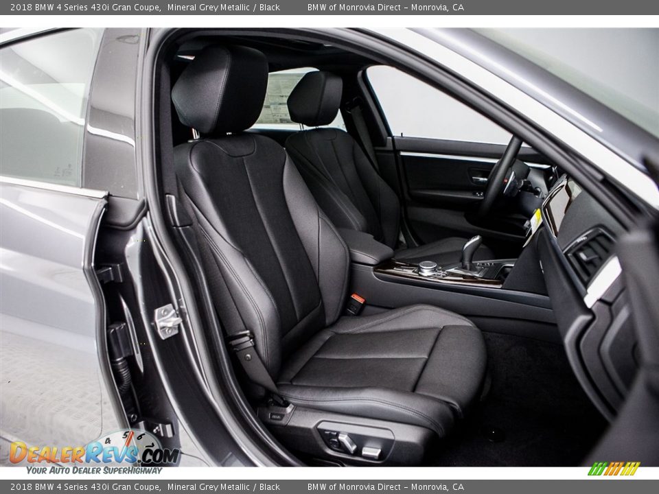 2018 BMW 4 Series 430i Gran Coupe Mineral Grey Metallic / Black Photo #2