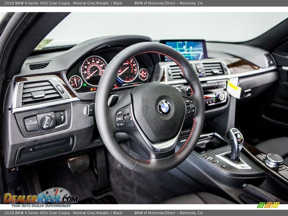 2018 BMW 4 Series 430i Gran Coupe Mineral Grey Metallic / Black Photo #5