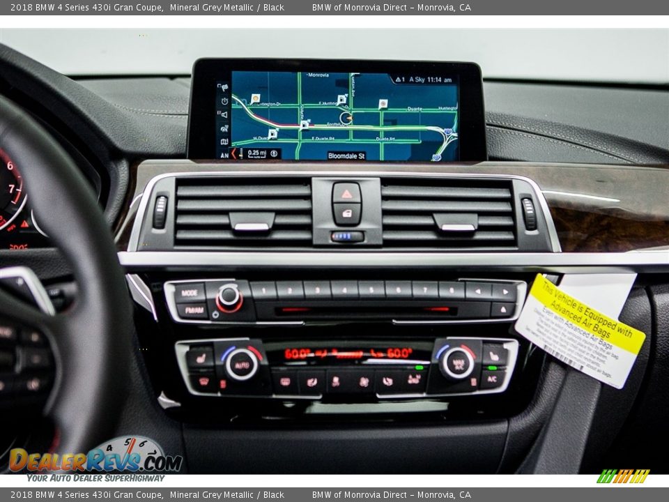 2018 BMW 4 Series 430i Gran Coupe Mineral Grey Metallic / Black Photo #6