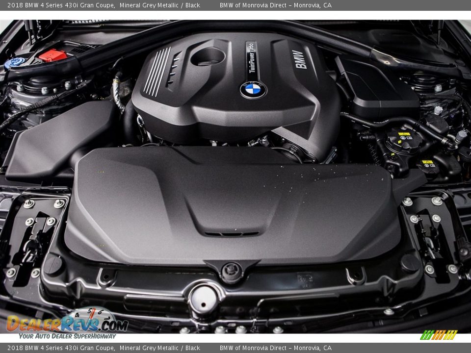 2018 BMW 4 Series 430i Gran Coupe Mineral Grey Metallic / Black Photo #8