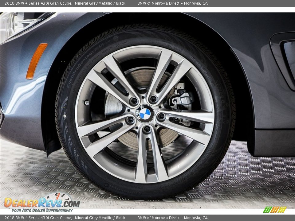 2018 BMW 4 Series 430i Gran Coupe Mineral Grey Metallic / Black Photo #9
