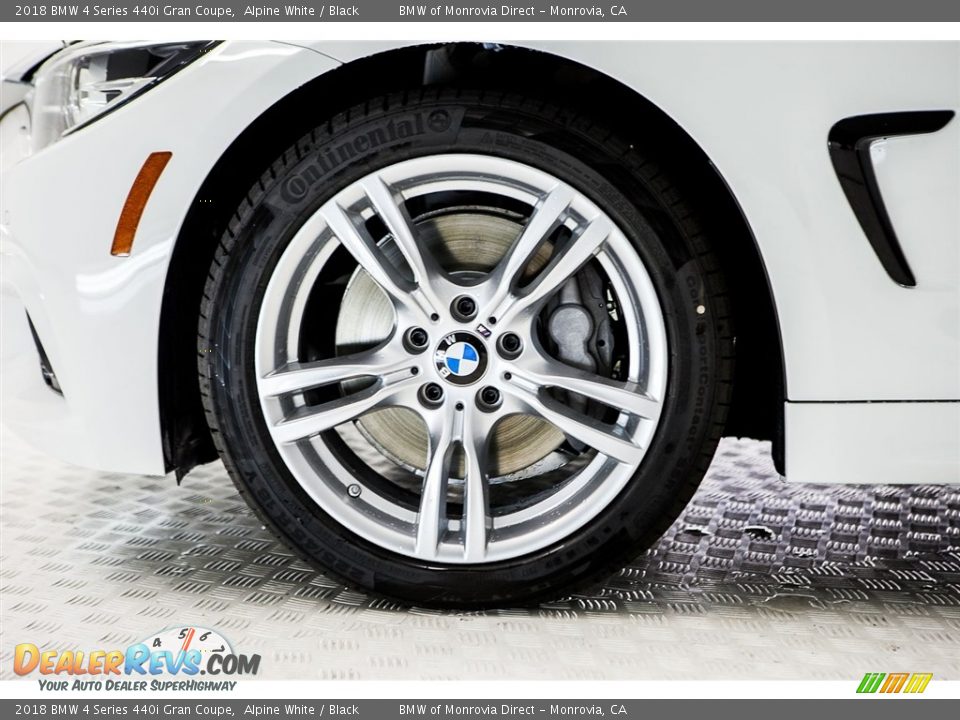 2018 BMW 4 Series 440i Gran Coupe Alpine White / Black Photo #9