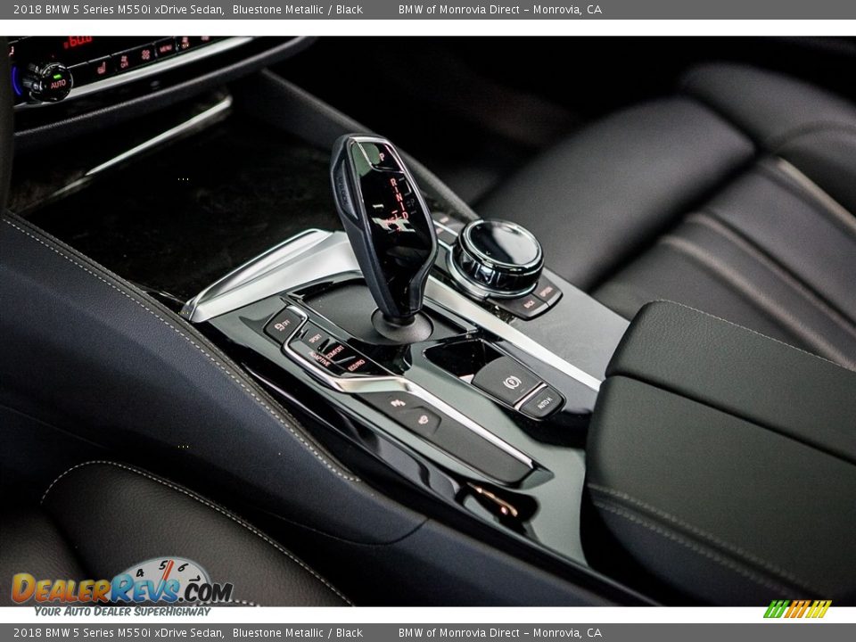2018 BMW 5 Series M550i xDrive Sedan Bluestone Metallic / Black Photo #7