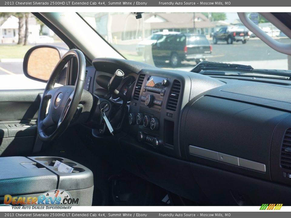 2013 Chevrolet Silverado 2500HD LT Extended Cab 4x4 Summit White / Ebony Photo #10