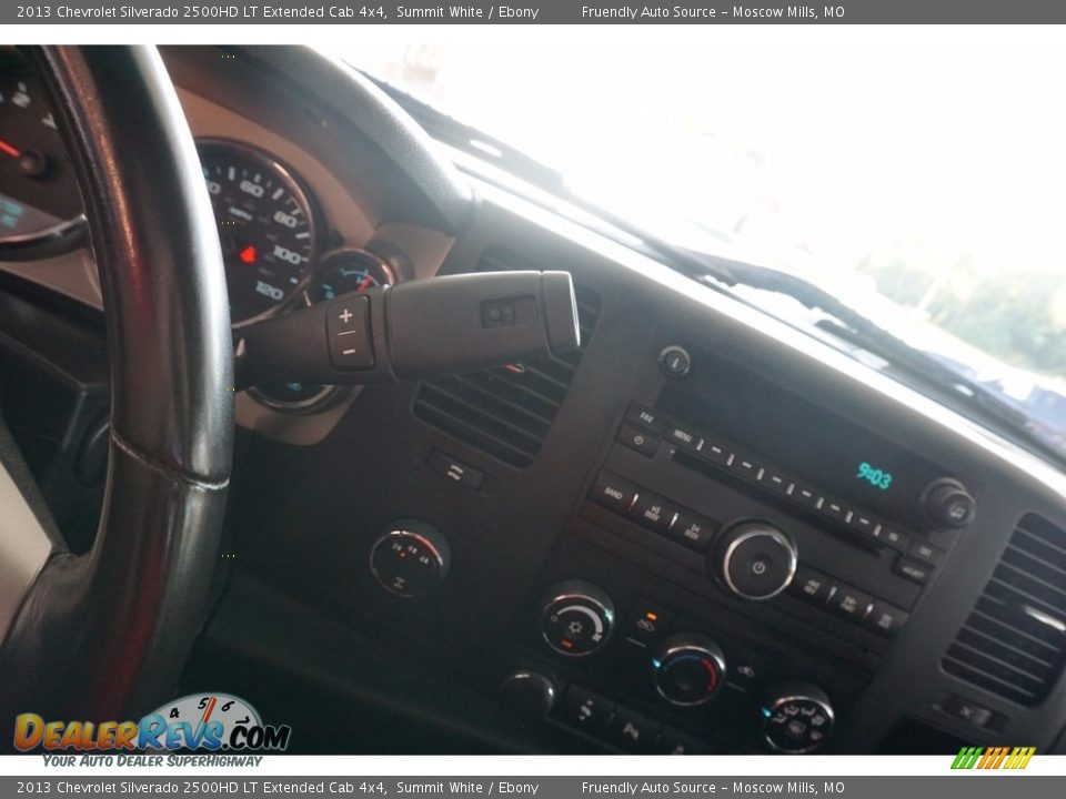 2013 Chevrolet Silverado 2500HD LT Extended Cab 4x4 Summit White / Ebony Photo #20