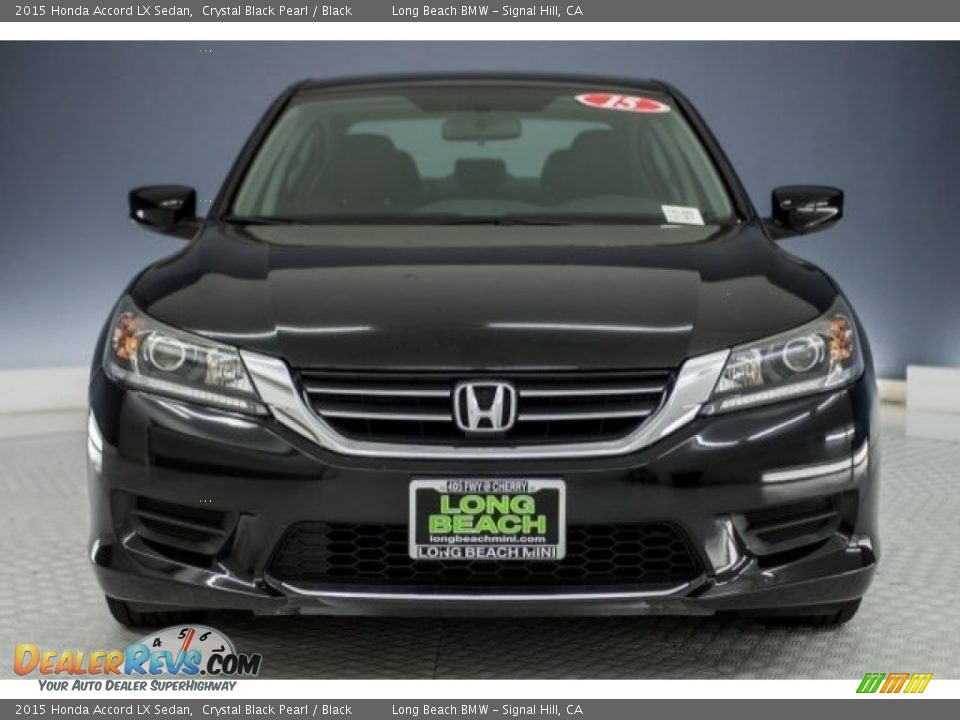 2015 Honda Accord LX Sedan Crystal Black Pearl / Black Photo #2