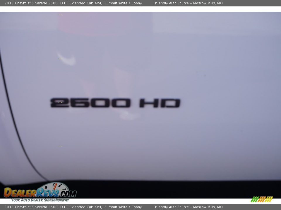 2013 Chevrolet Silverado 2500HD LT Extended Cab 4x4 Summit White / Ebony Photo #31
