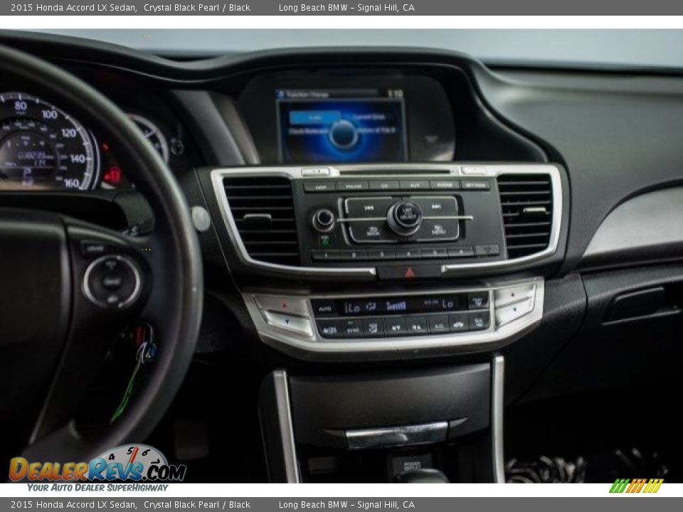 2015 Honda Accord LX Sedan Crystal Black Pearl / Black Photo #5
