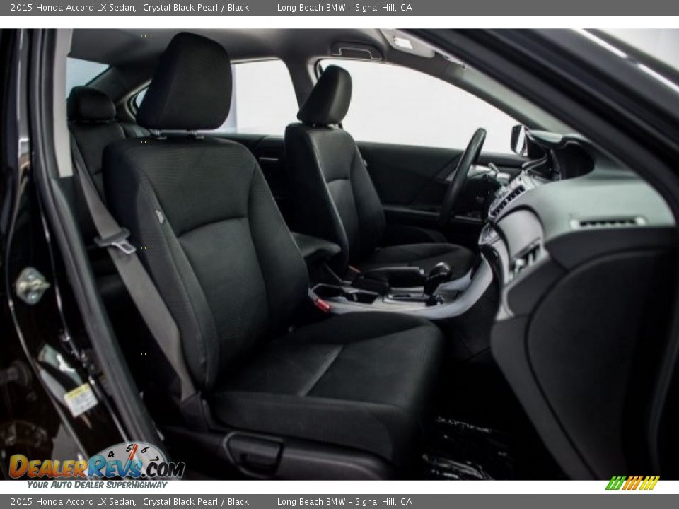 2015 Honda Accord LX Sedan Crystal Black Pearl / Black Photo #6