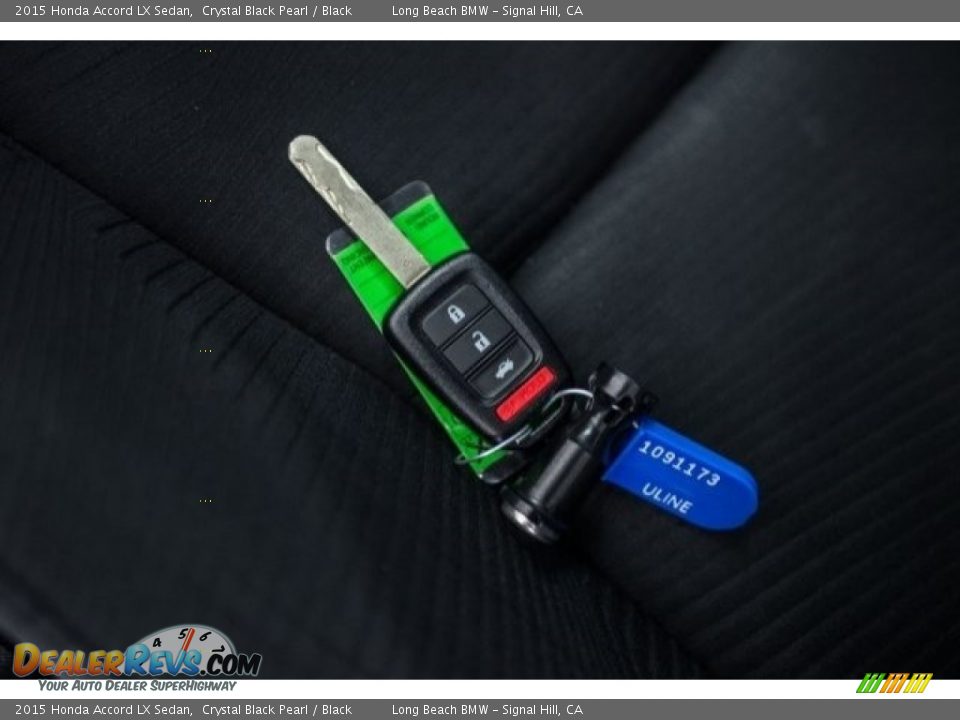 2015 Honda Accord LX Sedan Crystal Black Pearl / Black Photo #11