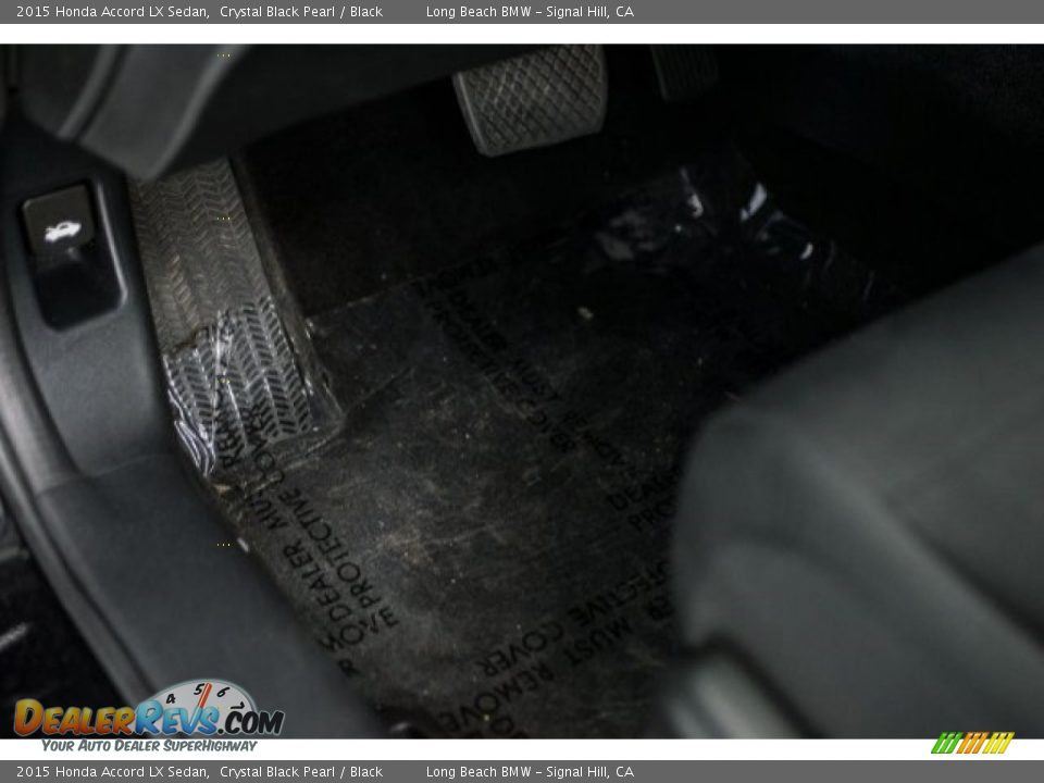 2015 Honda Accord LX Sedan Crystal Black Pearl / Black Photo #17