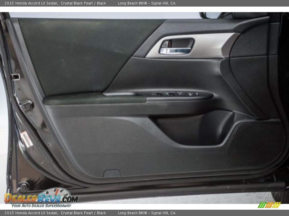 2015 Honda Accord LX Sedan Crystal Black Pearl / Black Photo #19