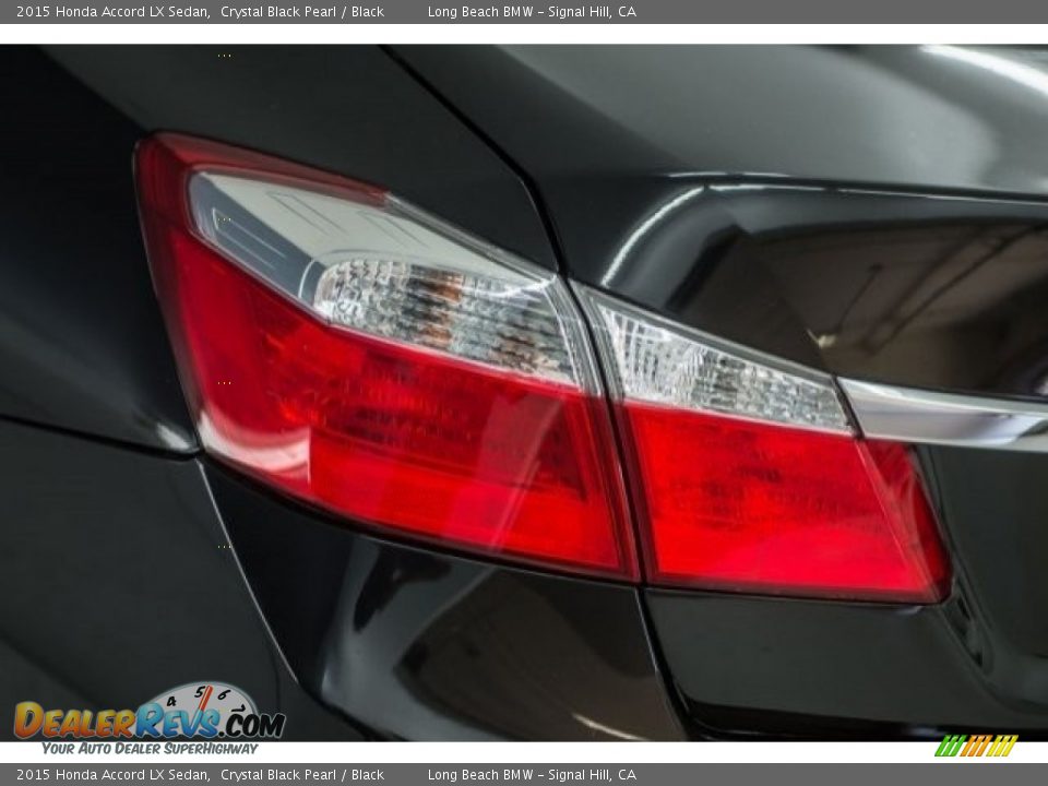 2015 Honda Accord LX Sedan Crystal Black Pearl / Black Photo #20