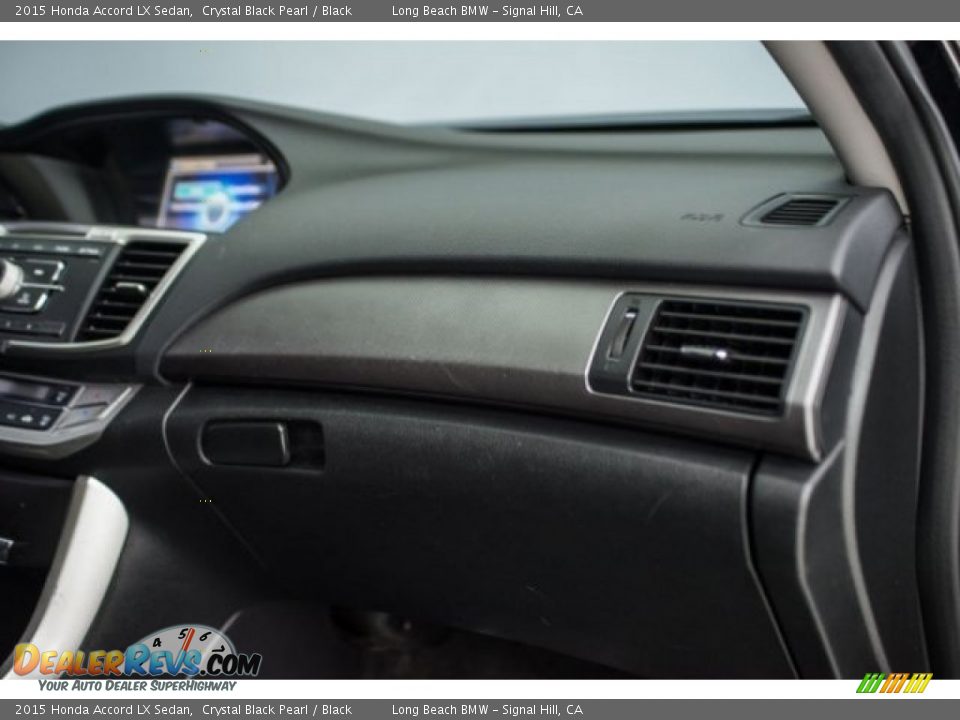 2015 Honda Accord LX Sedan Crystal Black Pearl / Black Photo #22