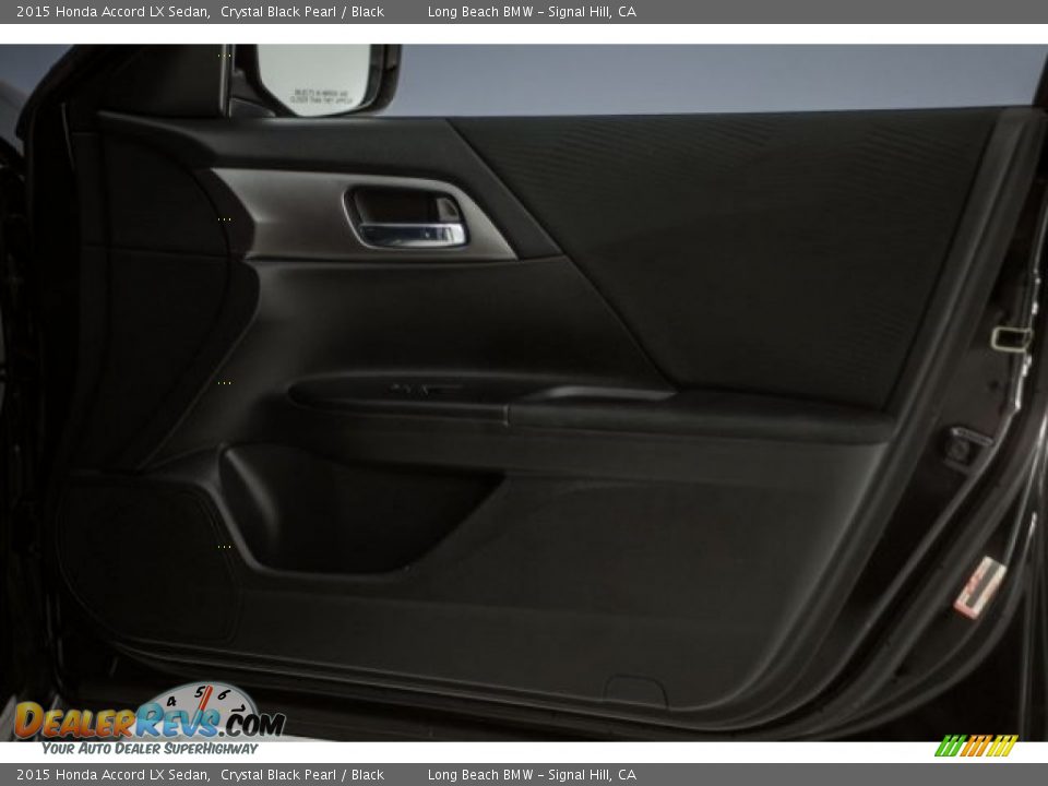 2015 Honda Accord LX Sedan Crystal Black Pearl / Black Photo #23