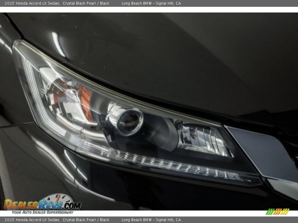 2015 Honda Accord LX Sedan Crystal Black Pearl / Black Photo #24
