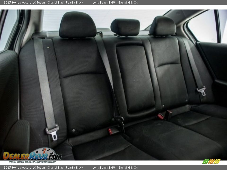2015 Honda Accord LX Sedan Crystal Black Pearl / Black Photo #26