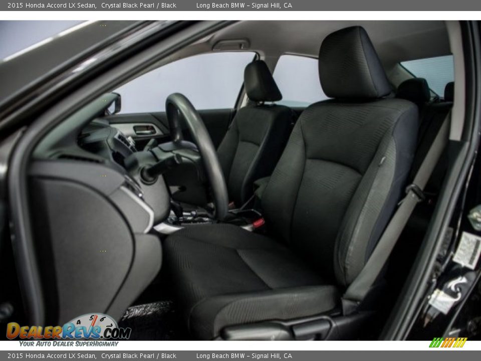 2015 Honda Accord LX Sedan Crystal Black Pearl / Black Photo #27