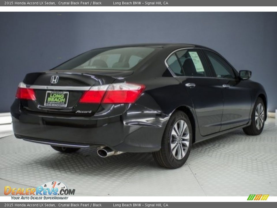 2015 Honda Accord LX Sedan Crystal Black Pearl / Black Photo #30