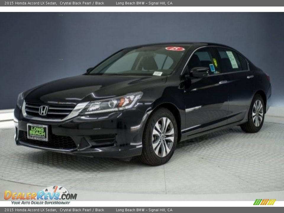 2015 Honda Accord LX Sedan Crystal Black Pearl / Black Photo #31