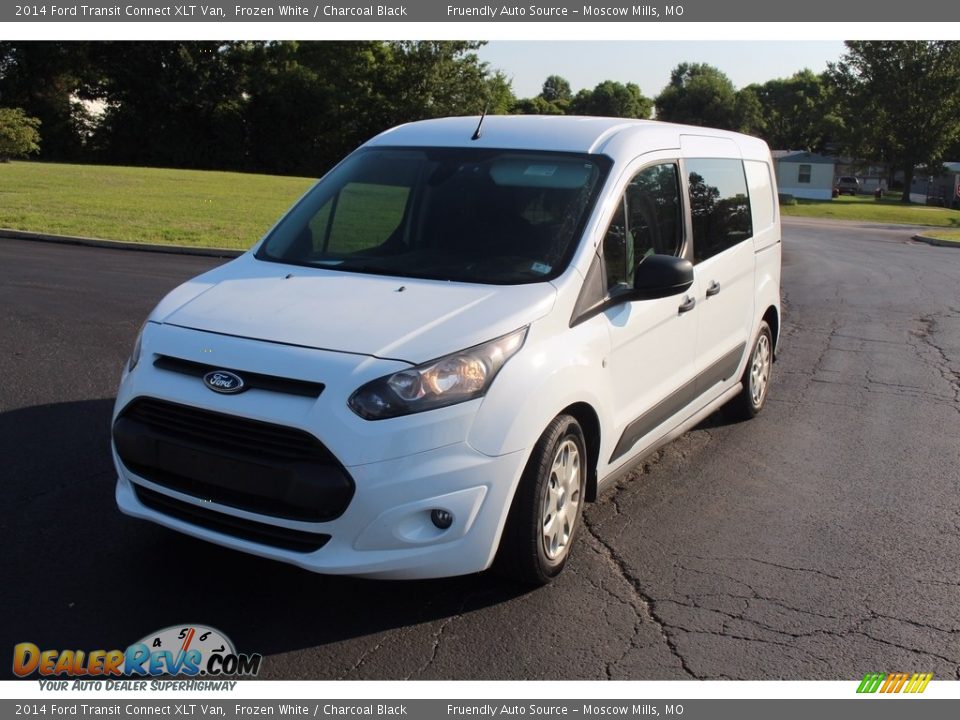 2014 Ford Transit Connect XLT Van Frozen White / Charcoal Black Photo #12