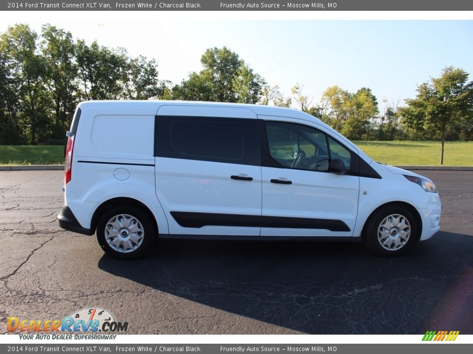 2014 Ford Transit Connect XLT Van Frozen White / Charcoal Black Photo #18