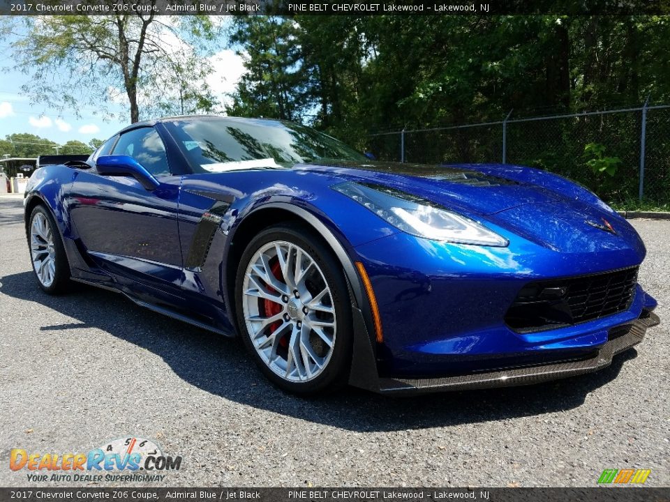 2017 Chevrolet Corvette Z06 Coupe Admiral Blue / Jet Black Photo #1