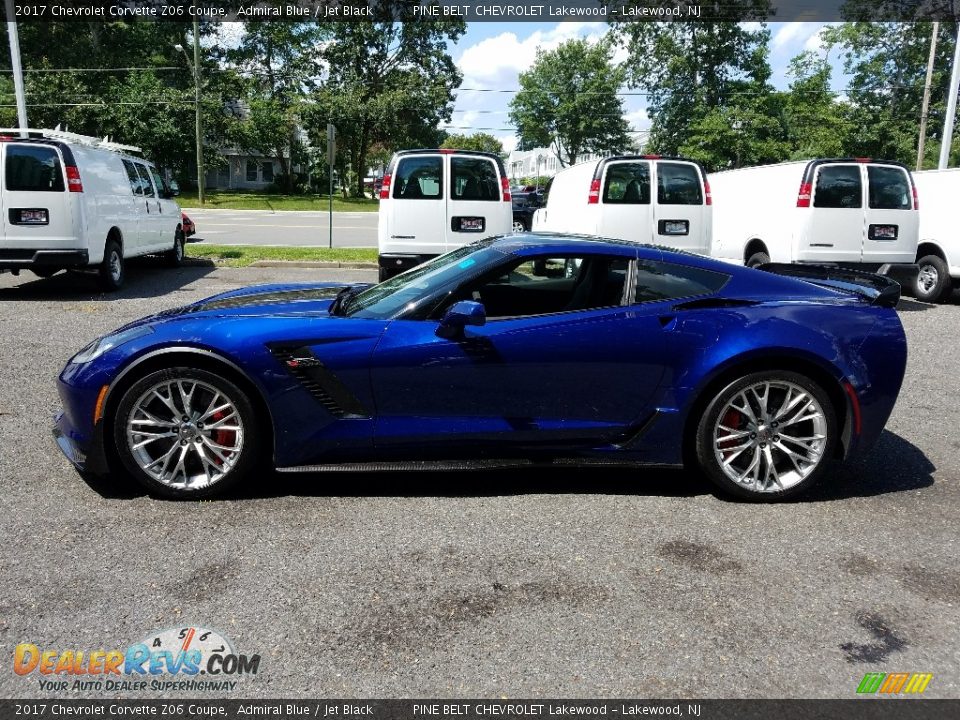 2017 Chevrolet Corvette Z06 Coupe Admiral Blue / Jet Black Photo #3