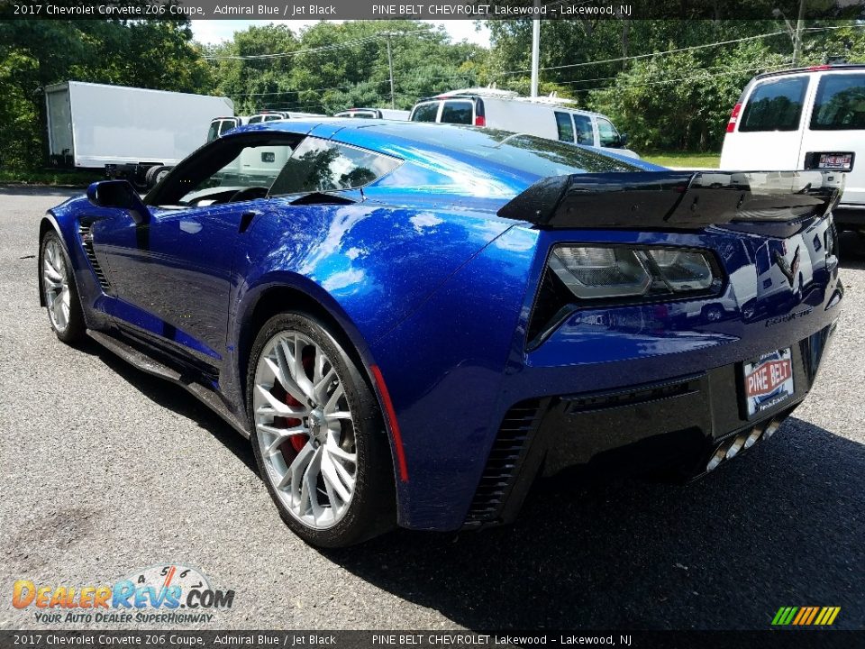 2017 Chevrolet Corvette Z06 Coupe Admiral Blue / Jet Black Photo #4