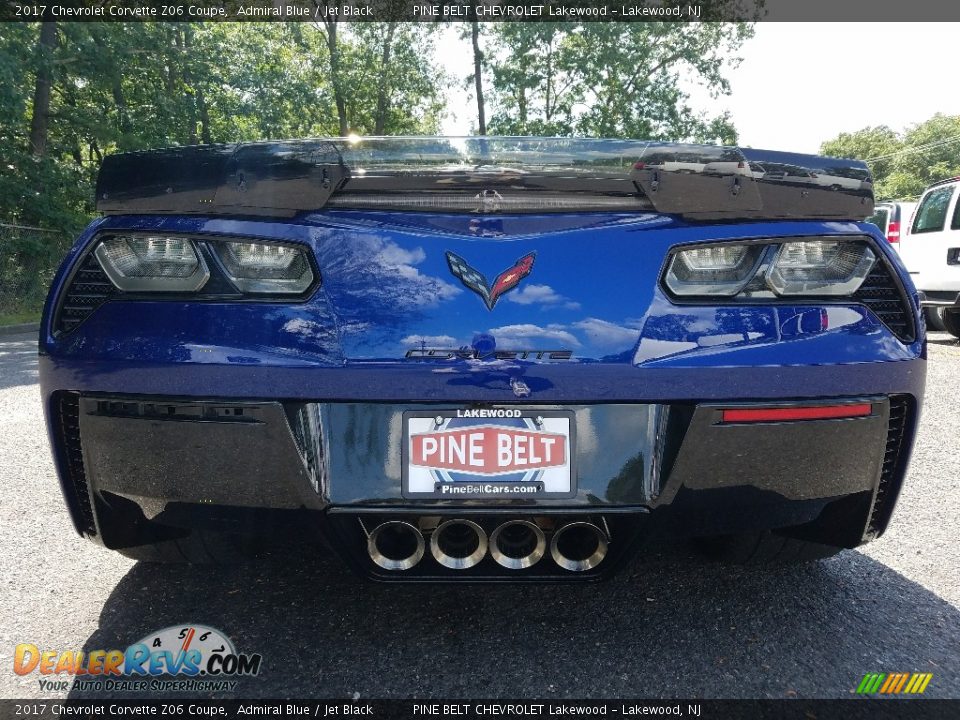 2017 Chevrolet Corvette Z06 Coupe Admiral Blue / Jet Black Photo #5