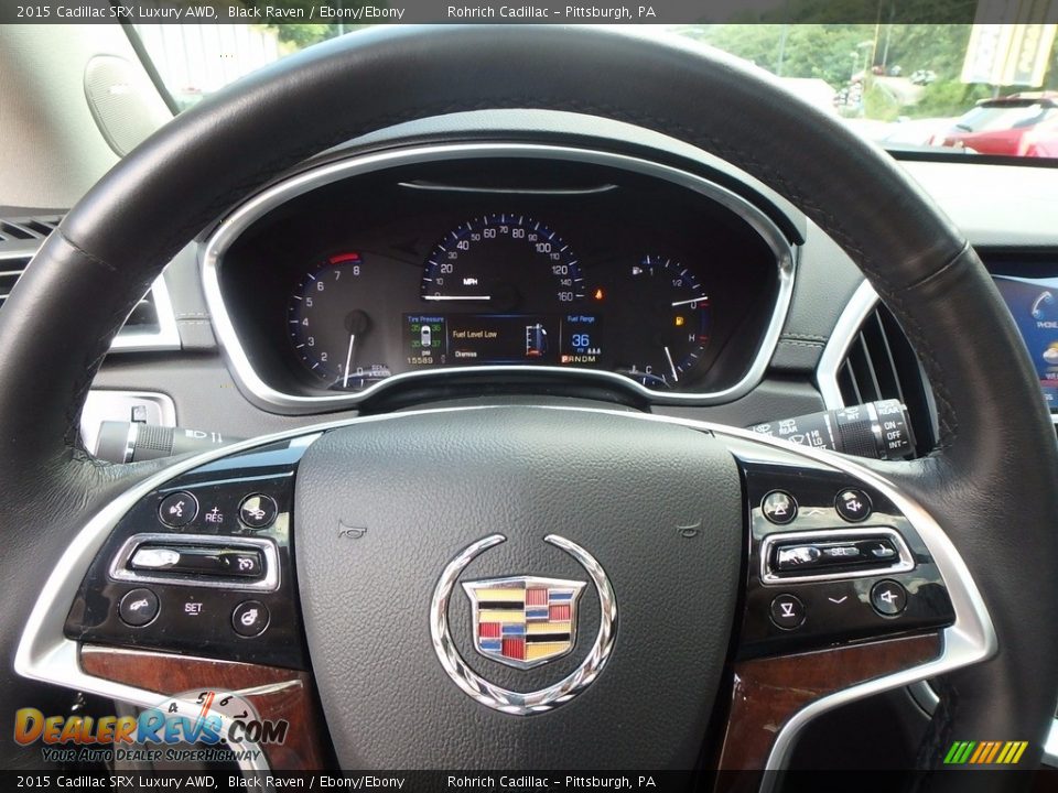 2015 Cadillac SRX Luxury AWD Black Raven / Ebony/Ebony Photo #15