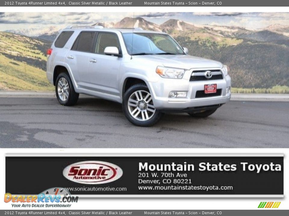 2012 Toyota 4Runner Limited 4x4 Classic Silver Metallic / Black Leather Photo #1