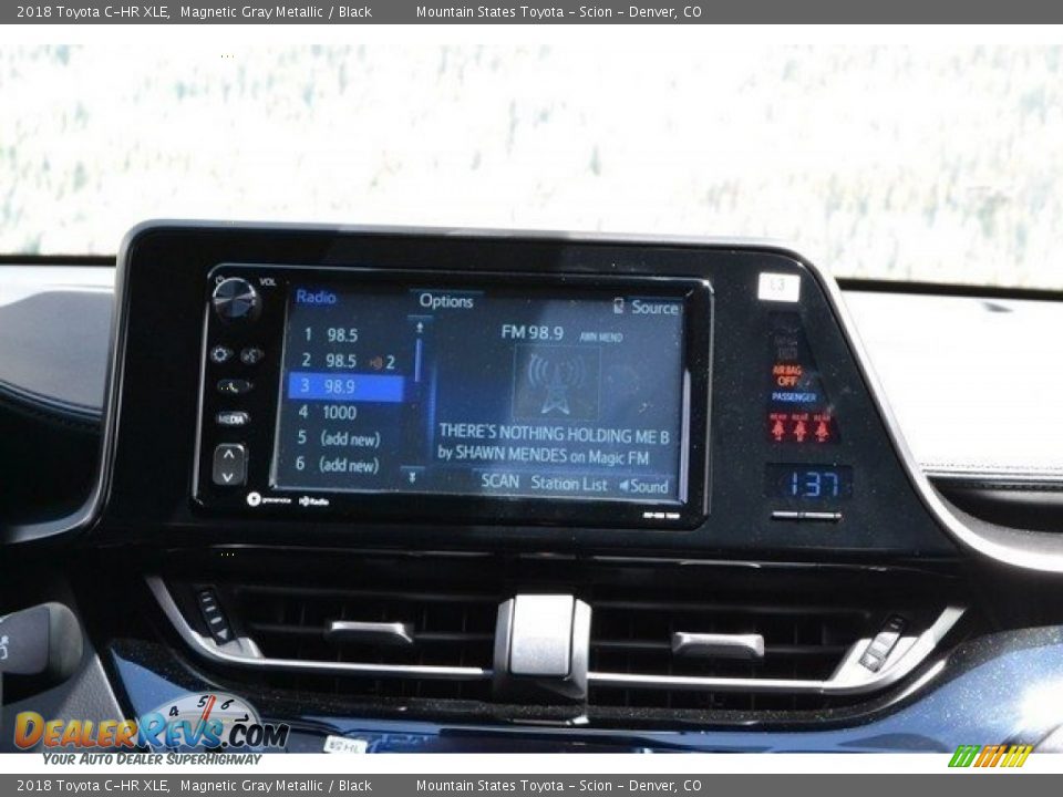 2018 Toyota C-HR XLE Magnetic Gray Metallic / Black Photo #6