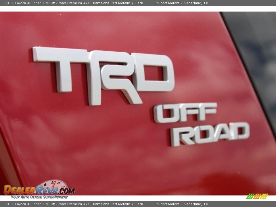 2017 Toyota 4Runner TRD Off-Road Premium 4x4 Barcelona Red Metallic / Black Photo #9
