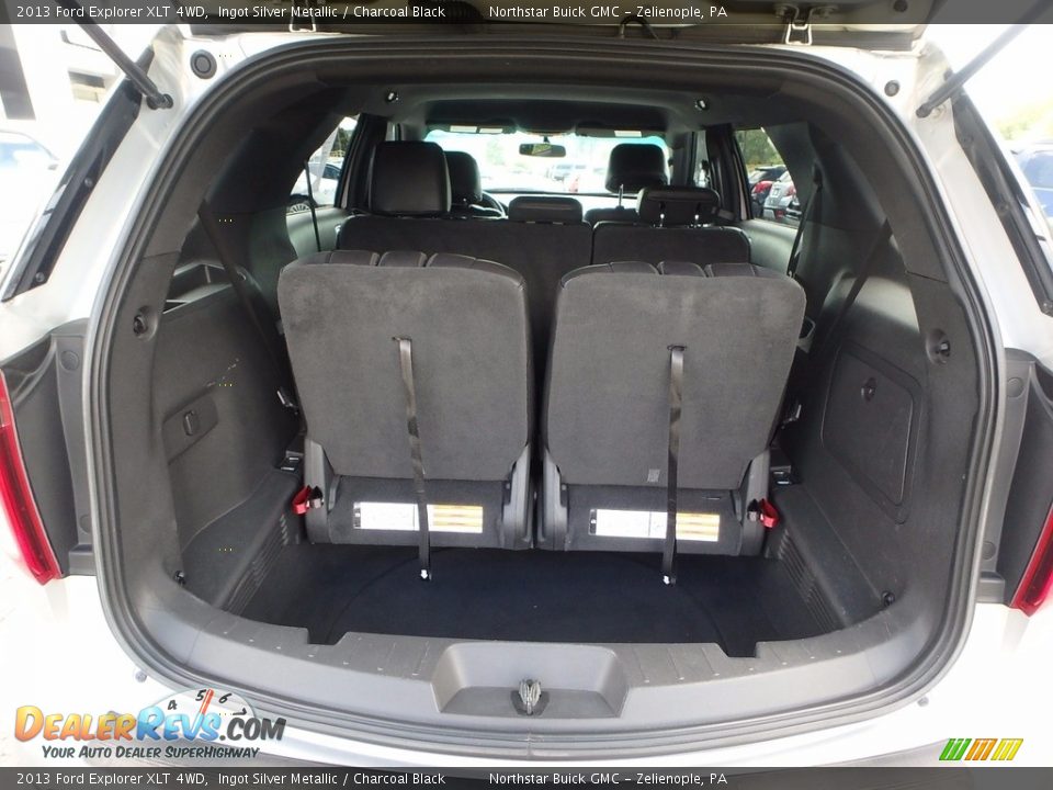 2013 Ford Explorer XLT 4WD Ingot Silver Metallic / Charcoal Black Photo #10