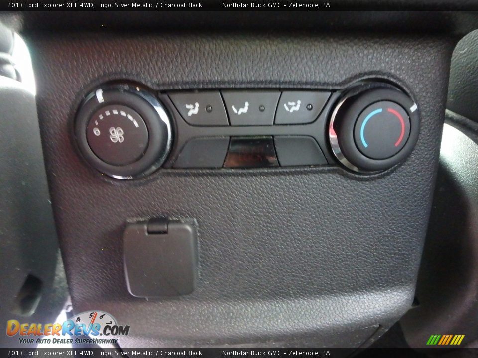 2013 Ford Explorer XLT 4WD Ingot Silver Metallic / Charcoal Black Photo #18