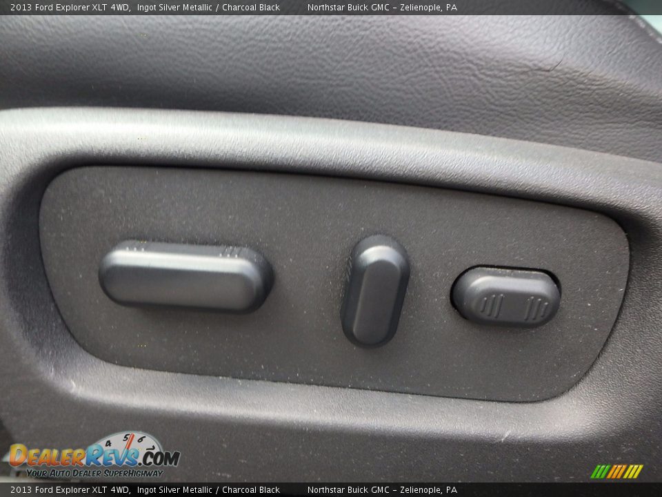 2013 Ford Explorer XLT 4WD Ingot Silver Metallic / Charcoal Black Photo #21