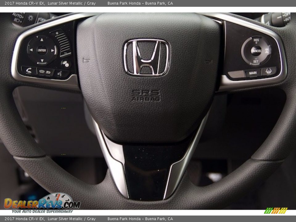 2017 Honda CR-V EX Lunar Silver Metallic / Gray Photo #8