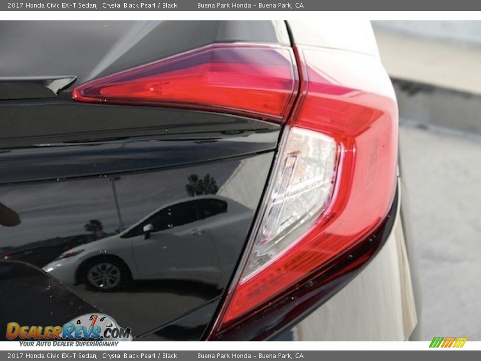2017 Honda Civic EX-T Sedan Crystal Black Pearl / Black Photo #4