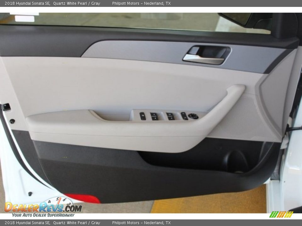 2018 Hyundai Sonata SE Quartz White Pearl / Gray Photo #10