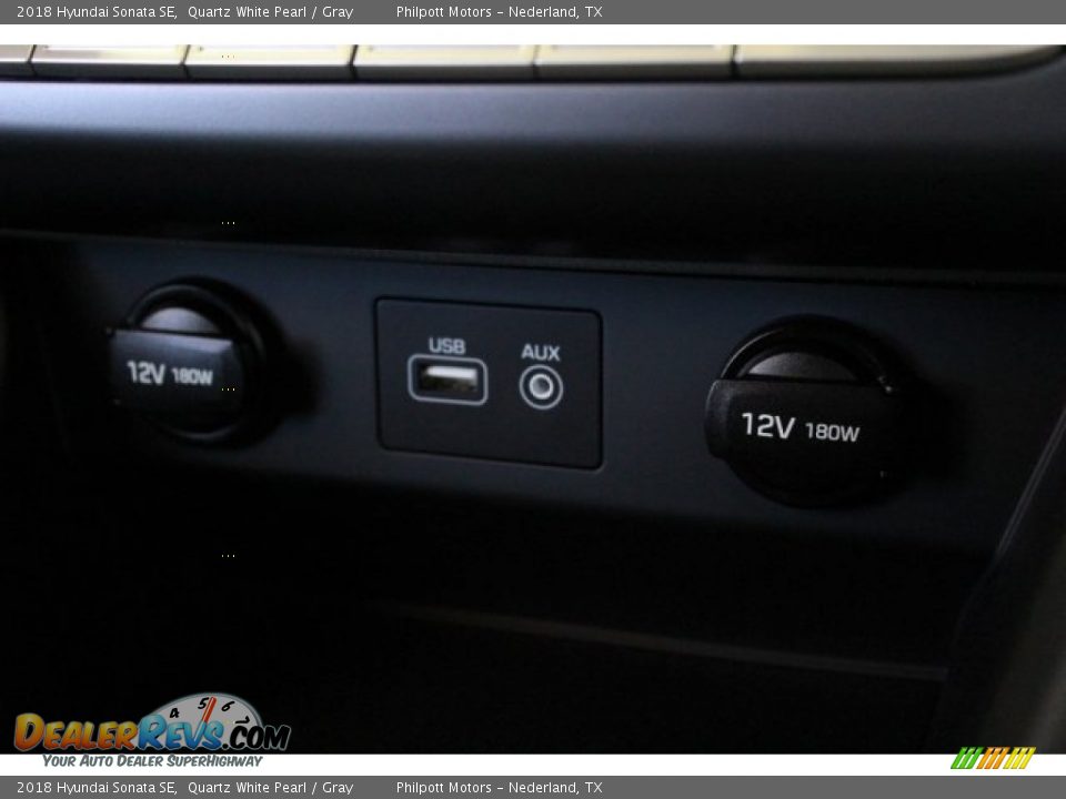 2018 Hyundai Sonata SE Quartz White Pearl / Gray Photo #16