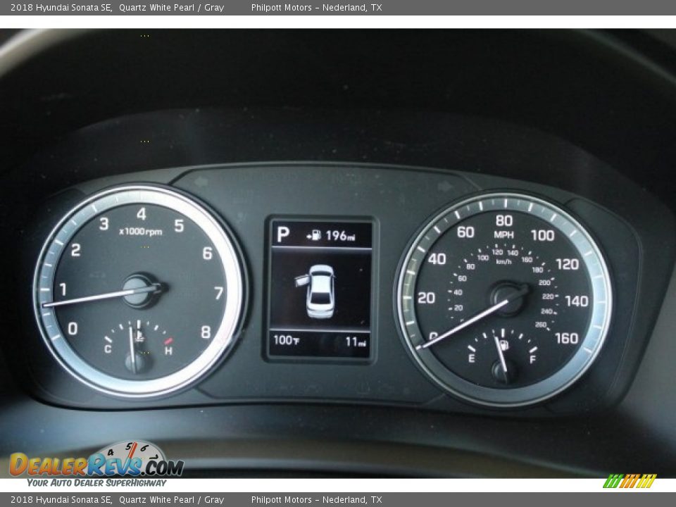 2018 Hyundai Sonata SE Quartz White Pearl / Gray Photo #19