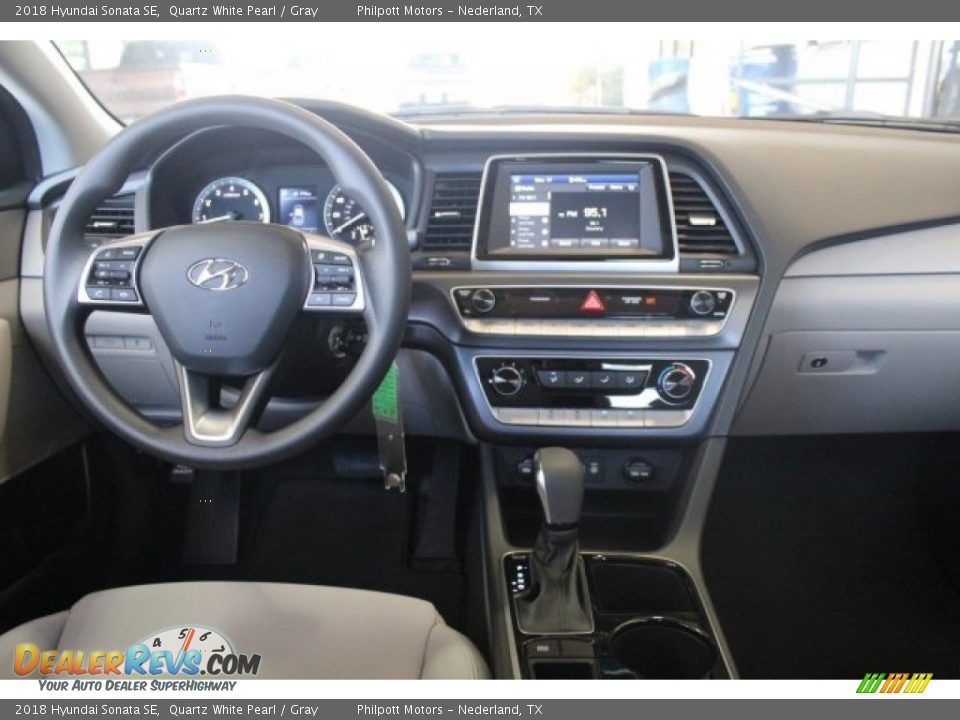 2018 Hyundai Sonata SE Quartz White Pearl / Gray Photo #23