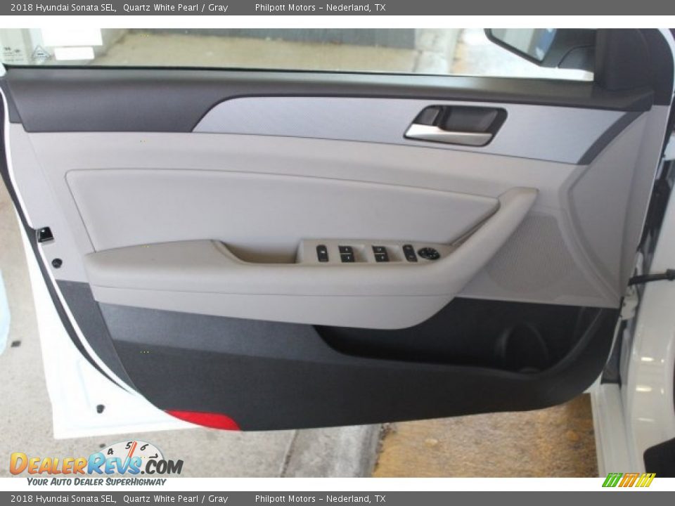2018 Hyundai Sonata SEL Quartz White Pearl / Gray Photo #9