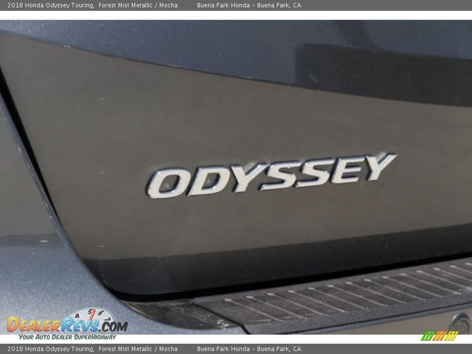 2018 Honda Odyssey Touring Forest Mist Metallic / Mocha Photo #3
