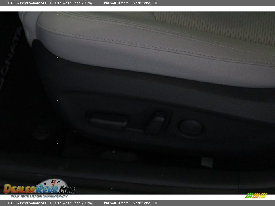 2018 Hyundai Sonata SEL Quartz White Pearl / Gray Photo #12
