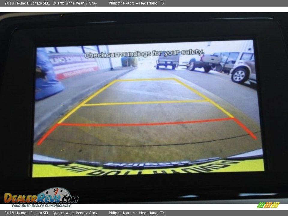 2018 Hyundai Sonata SEL Quartz White Pearl / Gray Photo #13