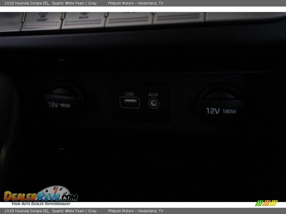 2018 Hyundai Sonata SEL Quartz White Pearl / Gray Photo #17