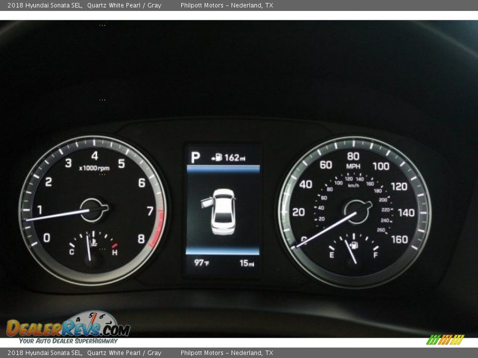 2018 Hyundai Sonata SEL Quartz White Pearl / Gray Photo #20
